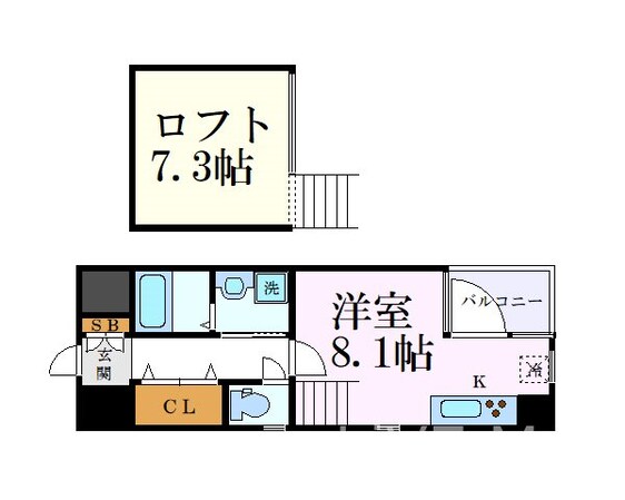 ワイズ東別院の物件間取画像